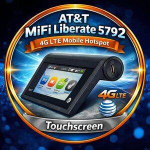 AT&T MiFi Liberate 5792 4G LTE Mobile Hotspot – Touchscreen